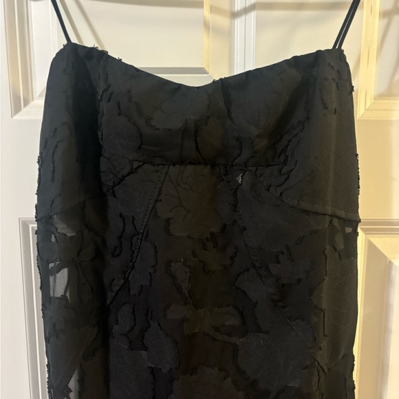 NWT! Showpo Black Lace Lily Evening Gown - Picture 5 of 5